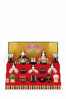 Rakuten - 錦彩華みやび雛(三段飾り) 2455