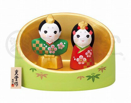 錦彩はな萌立雛(竹取飾り) 2555