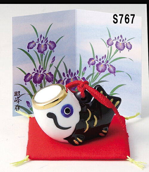 Rakuten - こいのぼり(小)　黒・磁器　S767