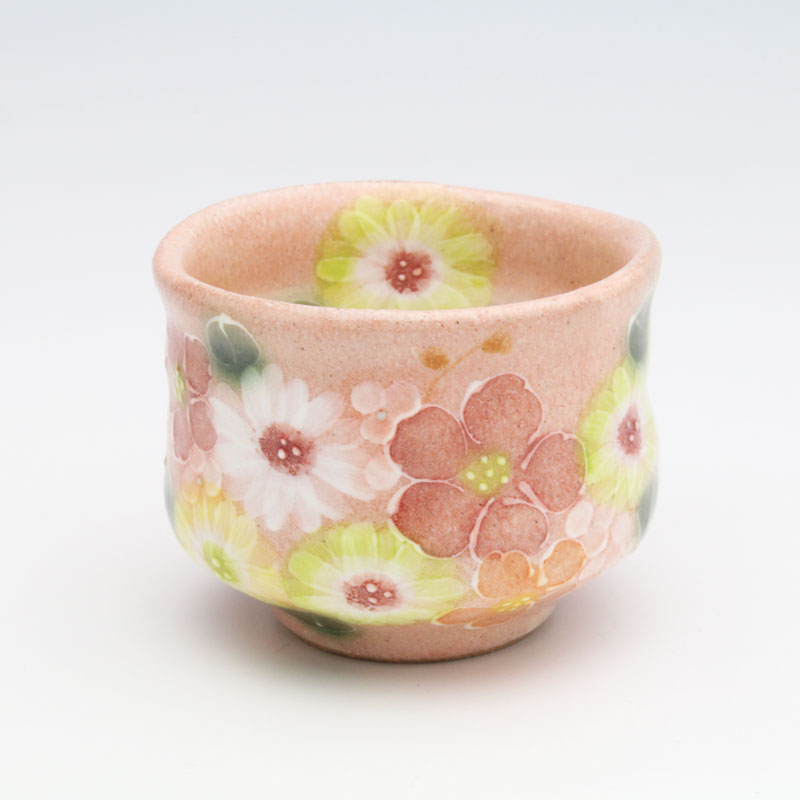 【紅彩花化粧 平型ぐい呑】瀬戸焼 和食器 食器...の紹介画像2