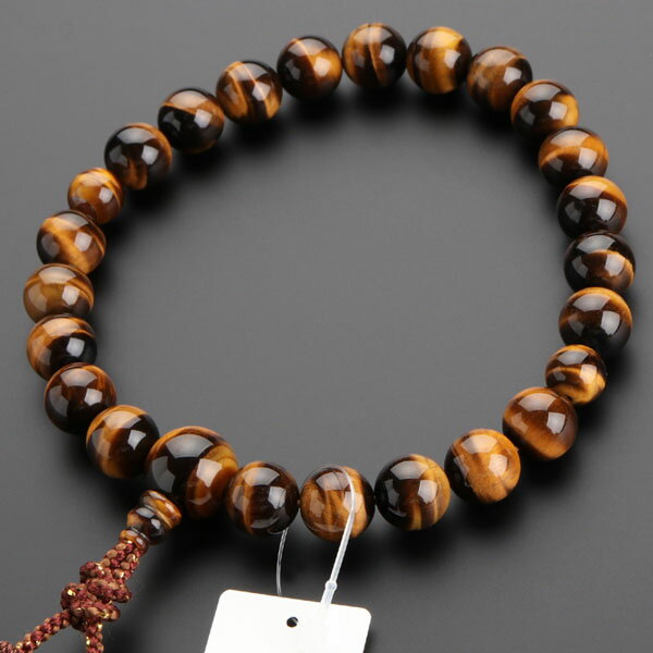 喜芳工房念珠数珠男性用22玉極上虎...