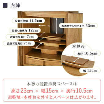 【クルムホワイトオーク20号】内陣サイズ