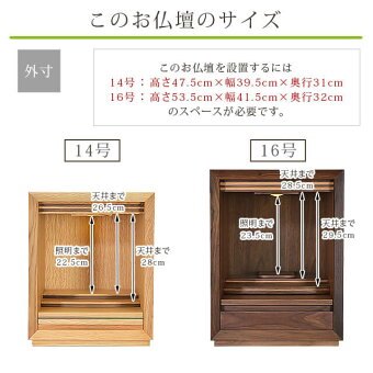 【ジェミニ14号・16号】外観サイズ