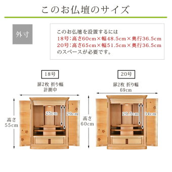 【クィーン桜18号・20号】外観サイズ