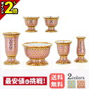 【浅草店OPEN記念★P2倍】仏具 セット ミニ モダン 仏具セット ベンジャロン ピンク 3.0寸 6点セット 3寸 最強配送対応商品 おしゃれ かわいい 可...