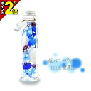【P2倍★マラソン期間】風水ハーバリウム ブルー 健康運 仏花 造花 ハーバリウム プリザーブドフラワー ドライフラワー 枯れないお花 花束 花 還暦 男性 女...