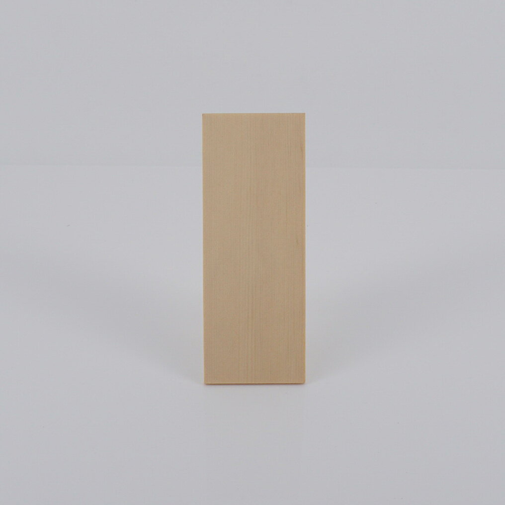 【ポイント2倍】回出位牌白木板 3.5寸 縦10.5巾3.8cm