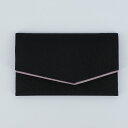 【マラソン期間中ポイント5倍】念珠袋 ふたえちりめん No.1 黒 縦9.2横15.1cm