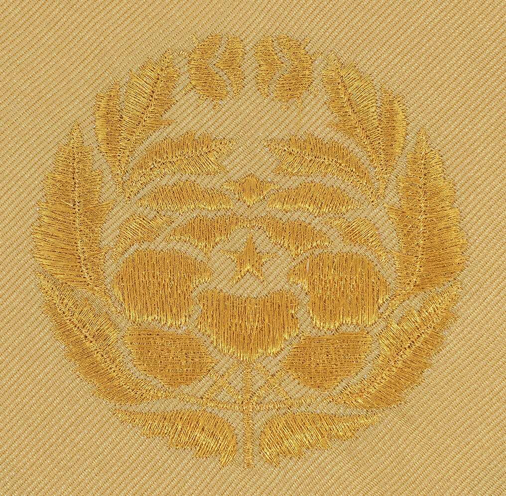 【マラソン期間中ポイント5倍】綴刺繍入（打敷）東 70代 総巾43.0総縦24.0cm