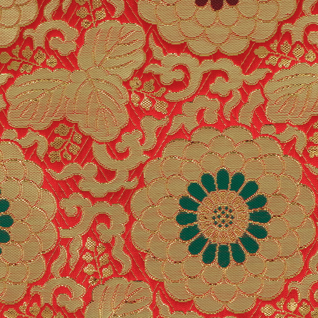 【マラソン期間中ポイント5倍】角（打敷）中三丁（六釜）桐八重菊 200代 （高22.0+白8.0）巾66.0cm 【ご注文から1〜2週間後発送予定】