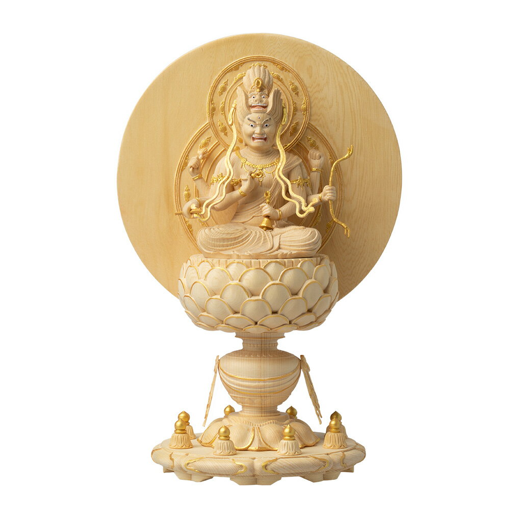 【セール期間中ポイント10倍】RIYAK 愛染明王 GRANDE 高30×幅20×奥14.5cm - 仏像