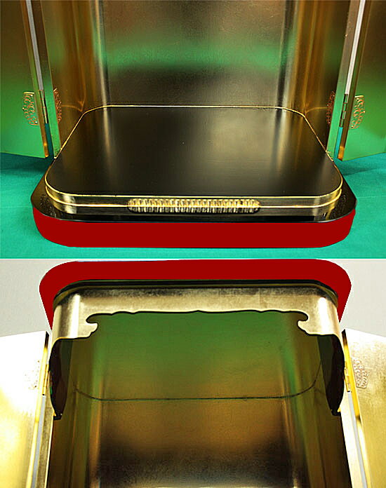 【浄土宗 天台宗 曹洞宗 臨済宗 真言宗 日蓮宗】 祖師厨子 7．0寸 朱