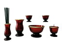 仏具セット 六具足 6具足 想ワインレッド モダン仏具