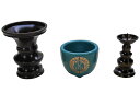 仏具 三具足 西紋入 3.5寸 仏具セット 仏前仏具 仏事仏具 仏具用品 【浄土真宗本願寺派 (西)】