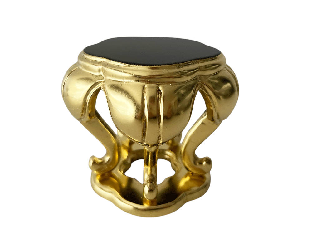 仏具 梅型仏器台 背高 3寸5分 3．5寸 本願寺派 西 寺院仏具 寺院用 仏具