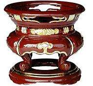 丸磬子台 輪台 りん台 丸キン台 8.0寸 四本脚 仏具 【浄土宗 禅宗 日蓮宗 天台宗 臨済宗 真言宗 各宗派】