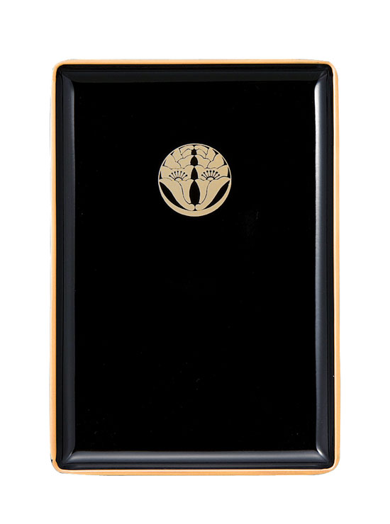 【浄土宗】 仏具 布施盆 浄土宗紋 名刺盆 小