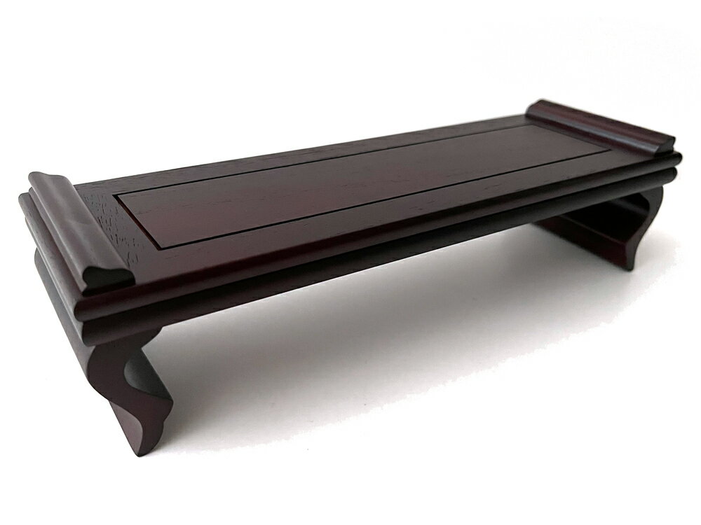 宗派問いません 仏具 ワラビ卓 紫壇調 10．0寸 【唐木仏壇用仏具 紫檀】