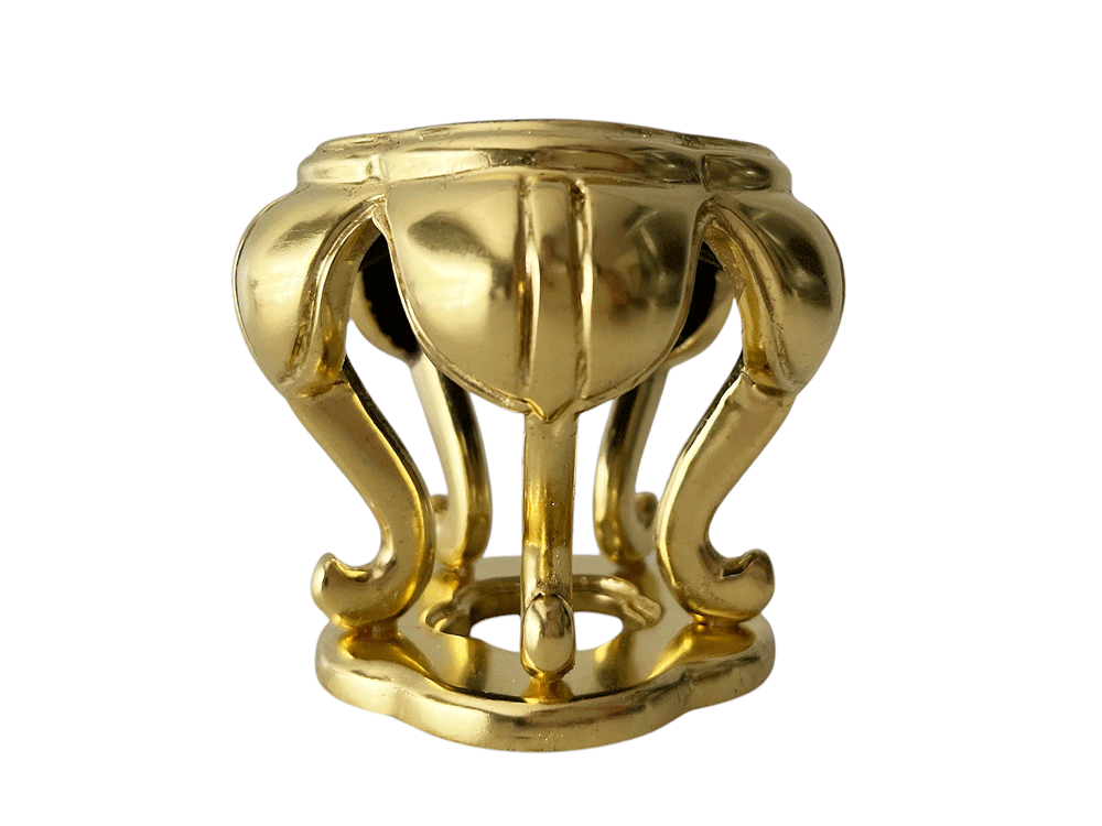 仏具 梅型仏器台 背高 3寸5分 3．5寸 本願寺派 西 寺院仏具 寺院用 仏具