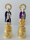 仏像 彩色 両大師 ( 法然上人 善導大師 ) 3.5寸 木彫 【浄土宗】