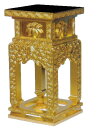 寺院 仏具 寺院用 (各宗派) 寺院仏具 本山卍型香台 2尺3寸 純金箔 裏金箔