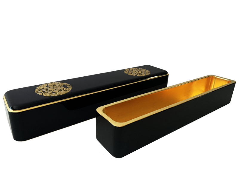 寺院仏具 木製 純金箔 御俗姓箱 寺院 仏具 寺院用 真宗大谷派 東