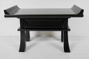 仏具 経机 卓 机 14号 幅41.5×奥行24×高さ29.5cm 黒檀調 黒色 ブラック 引き出し付きお経机 お供え机 御供え机 御供机 テーブル 台 つくえ...