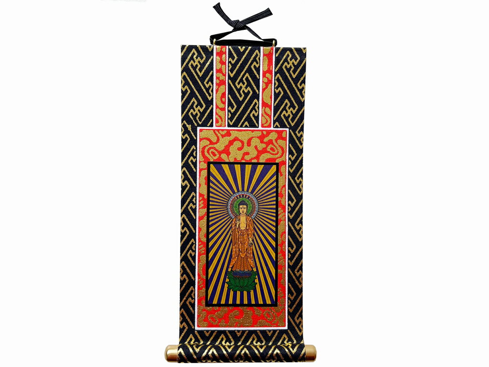 【掛軸】 真宗大谷派 ご本尊 東立弥陀 20代 掛け軸 仏具 仏具セット