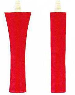 【和ろうそく ロウソク】 蝋燭 朱 棒型もしくはイカリ型 200号