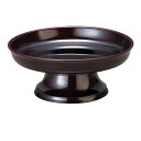 【本日ポイント10倍!ワンダフルデー】仏具 PC 供物台 溜 会津塗【御供え お供え 御供物 供物 器 台 仏壇 祭壇 法要 ご霊前 四十九日 お盆 お菓子 果物 フルーツ 和菓子 会津塗】