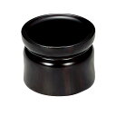 【P10倍&最大5000円OFFクーポン】仏具 渕付仏器台 N 黒檀 中