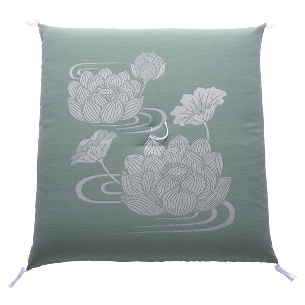 座布団・圧縮座布団 夏蓮水（グリーン）