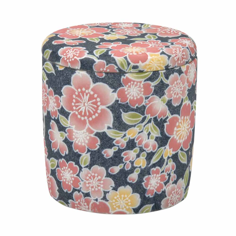 手元供養 シリコン骨壷 雅桜 ブルー 2寸 骨壺 骨つぼ 小さい ミニ 分骨 ペット