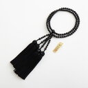 【P10倍&最大5000円OFFクーポン】数珠 京念珠 女性用 二連 黒オニキス丸玉 6mm 共仕立 正絹房 葬儀 葬式 フォーマル【レビューで180日保証】