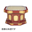 寺院用品 隅切回転式礼盤 朱塗
