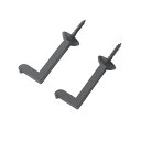 【本日ポイント最大20倍】仏具 額受金具 L字型 ねじ込み式 2個入