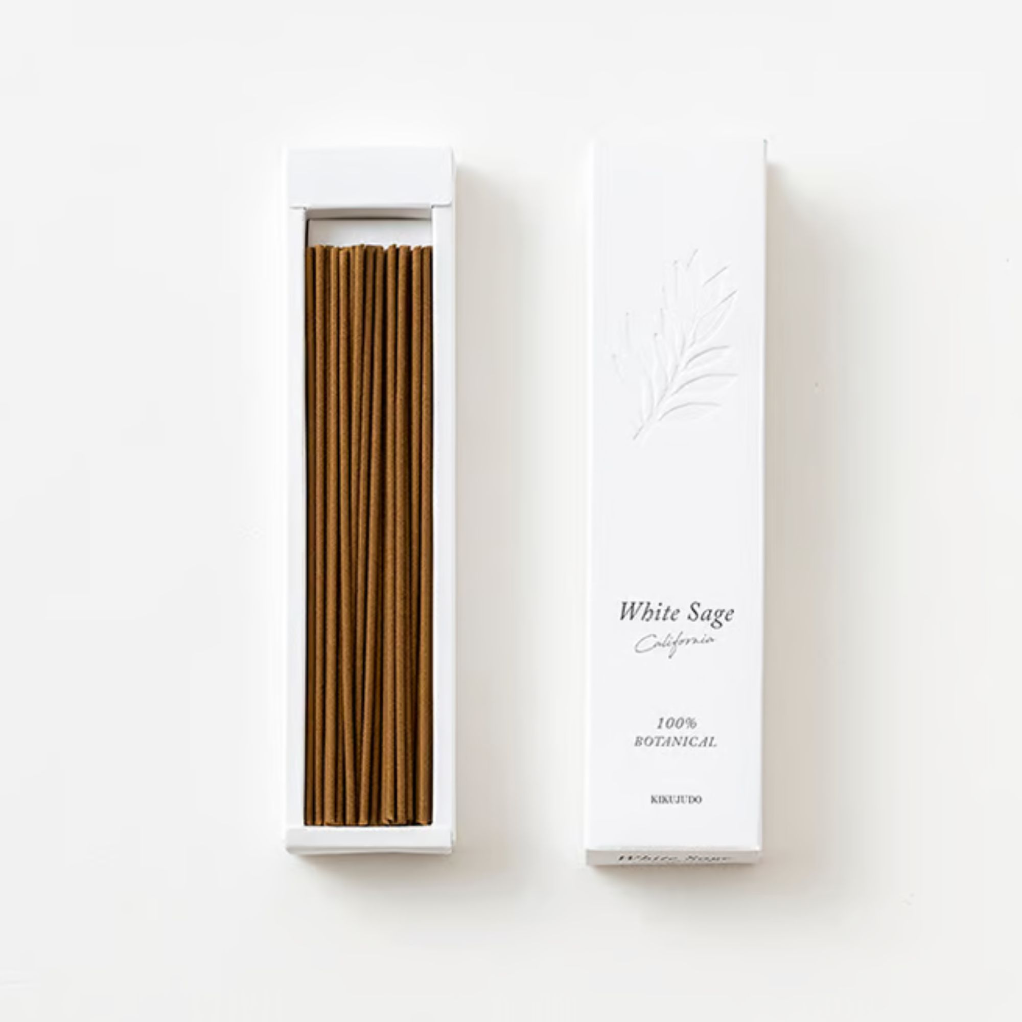 お香 菊寿堂のお香 ホワイトセージ カリフォルニア 40本入 オーガニック 植物性 天然成分