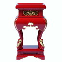 彫入香台 2尺5寸 朱塗り 金箔 寺院用仏具 焼香