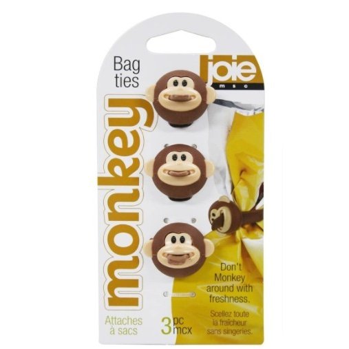 MSC joie アニマル バッグタイ モンキー 結束用バンド ケーブル タイ 袋止め joie ジョイ ラッピング 人気 変わった ギフト プレゼント