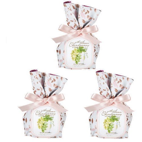 シャルドネ スパークリング ワイン バスボム 白ぶどう 入浴剤 3点セットのサムネイル