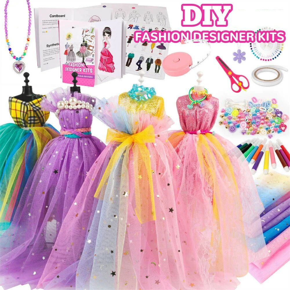おもちゃ プリンセス かわいい 子供ギフト 服飾 衣服 デザイン ソーイングキット 6~12歳の女の子 啓発 diy DIY 手作り 創作 女の子のお