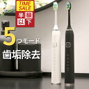【限定SALE!クーポン利用で⇒3,980円】電動歯ブラシ 音波式 音波歯ブラシ 歯ブラシ 38000回転 5つのモード 防水IPX7 2分間オートタイマー 替...
