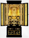 金仏壇:【鹿児島台付はな20号】金箔仏壇(仏具別)/モダン仏壇 マンション コンパクト 仏壇用品 仏具 現代的 御供え お供え 小型仏壇