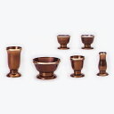 モダン仏具 販売 想々型 6点セット 花立3.5 高104×径60mm 茶湯器3.5 高45×径52mm 香炉3.5 高77×径105mm 仏器3.5 高71...
