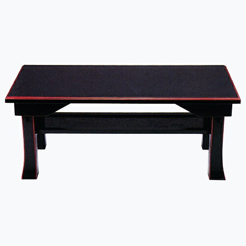 仏具 経机・御供机 二月堂机 棚板付 中国製 2尺 奥行300×巾600×高250mm 内箱（袋） 奥行335×巾640×高80mm 内箱仕様 段ボール箱 商品重量 3000g 外箱数 7