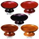 供物台 御供 台 丸型 仏具 PC 丸供物台 5.5寸 黒内朱 朱色 タメ色 ブラウン色 5.5号 奥行165×幅165×高62mm P134 重量 120g