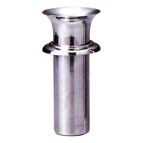 墓参用品 | ツバ付 花立て 小 | 奥行78×幅78×高160mm 内箱(袋) 奥行80×幅80×高160mm 内箱仕様 プラ袋 商品重量 188g