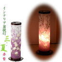 国産・お盆提灯【モダン提灯:三夏(みか)3号・赤紫】盆提灯 盆飾り 新盆 初盆 お盆・お彼岸・盆棚・仏具 送料無料【smtb-td】【RCP】
