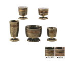 モダン仏具セット【夢花菱:こび茶染 5具足】送料無料【smtb-td】【RCP】