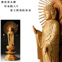 【仏像】【白檀のような高級材:薄香茶木檀】【ご本尊】【水晶眼入り・切り金仏像】立阿弥陀(浄土真宗東ご本尊)3.5寸 送料無料【smtb-td】【RCP】
